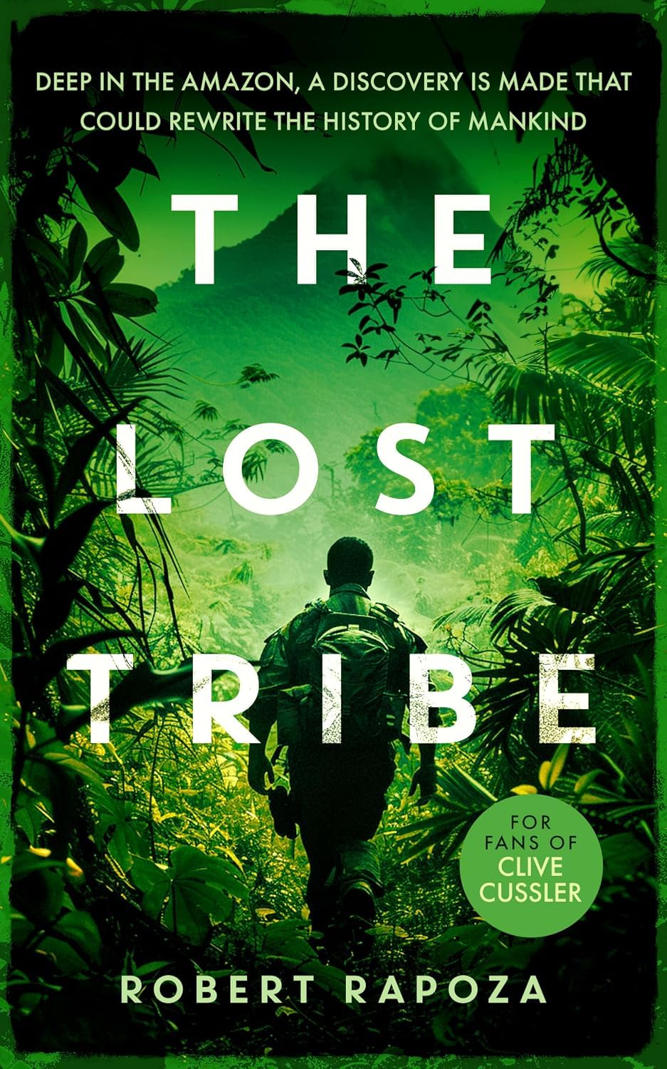 Back cover synopsis of The Lost Tribe, Nick Randall archeological thriller paperback