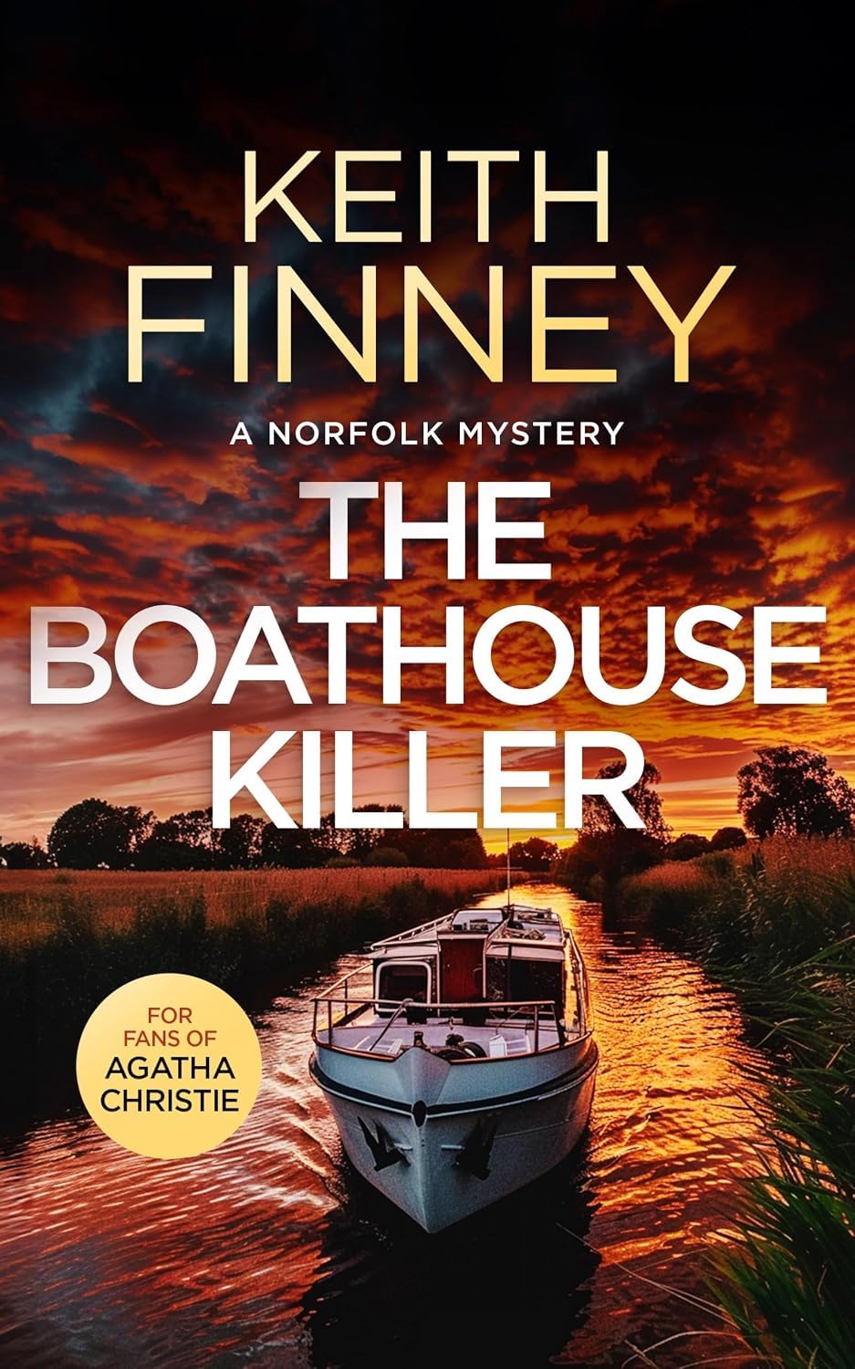 close-up front cover of A Yuletide Mystery paperback by Keith Finney