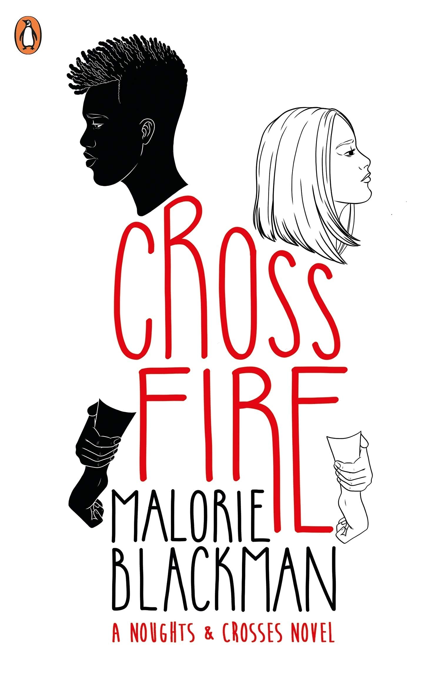 Noughts and Crosses 6 book set covers fanned out showing bold young adult cover designs.