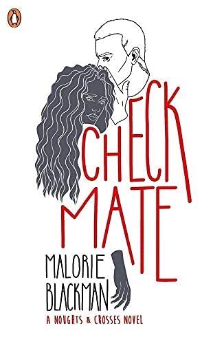 Noughts and Crosses 6 paperback books by Malorie Blackman laid flat on a surface for young adult readers.