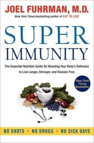 Super Immunity by Joel Fuhrman M.D. paperback cover, part of the Ocean Robbins 4-book health and nutrition set