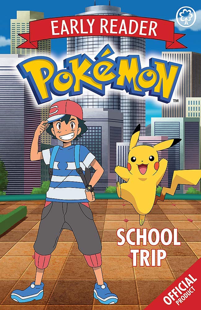 The Official Pokémon Early Reader 8 Books Collection Set, paperback, ages 5-7 - back cover showing all eight book blurbs