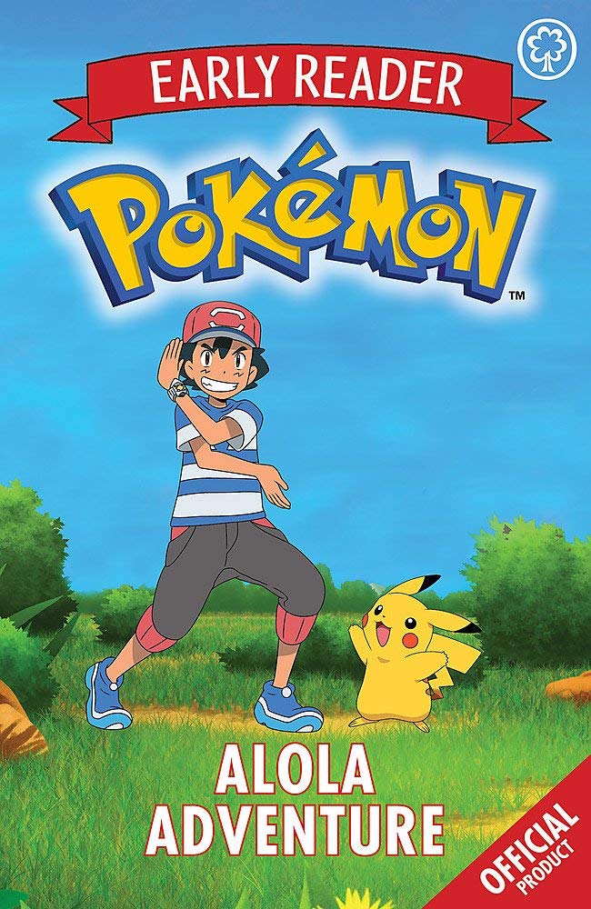 The Official Pokémon Early Reader 8 Books Collection Set, paperback, ages 5-7 - all eight paperbacks fanned out showing spines and covers