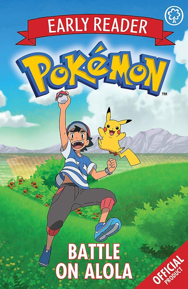 The Official Pokémon Early Reader 8 Books Collection Set, paperback, ages 5-7 - close-up of School Trip and Legendary Ultra Beasts covers