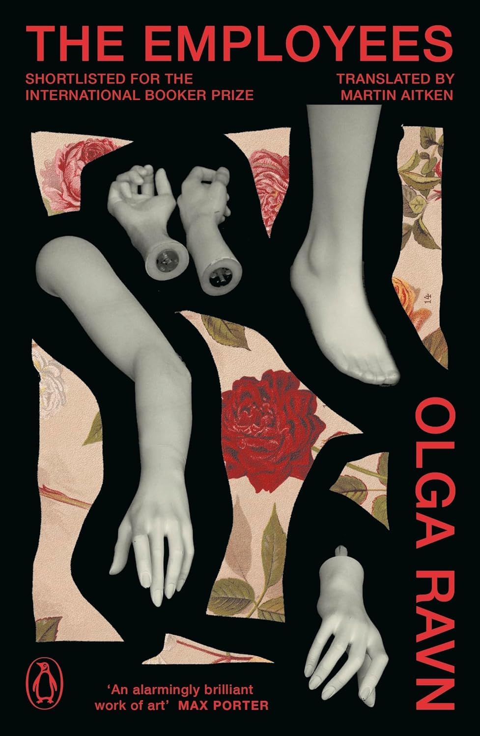 Full spread of the Olga Ravn 2-book collection set showing both The Wax Child and The Employees together.