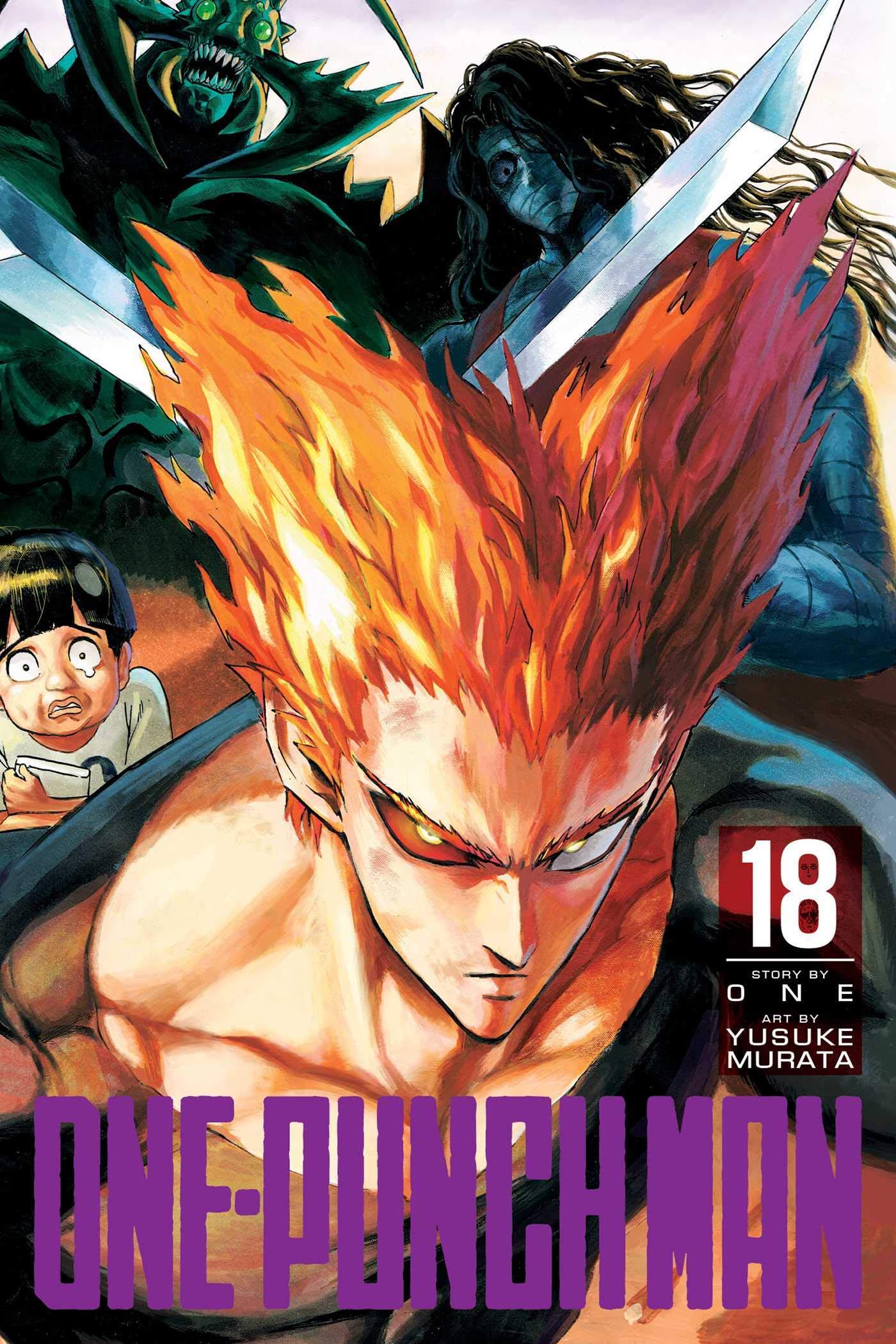 Back cover synopsis of a One-Punch Man paperback volume from the Vol. 16-20 collection set