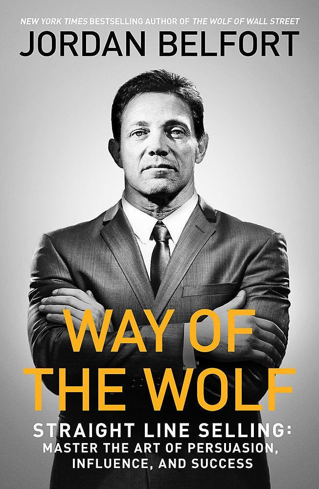 The Wolf of Wall Street by Jordan Belfort paperback front cover, Wall Street memoir book