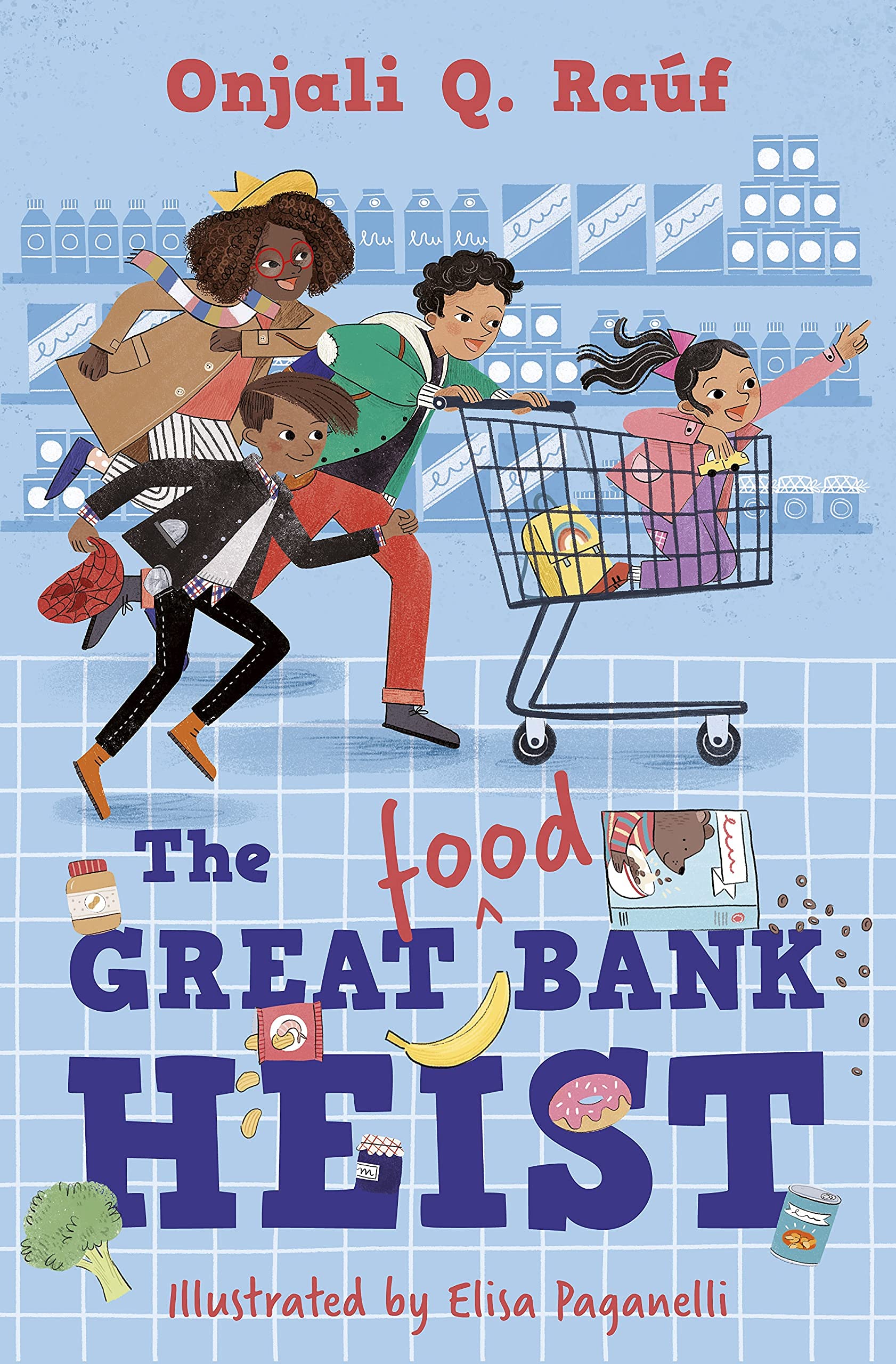 The Night Bus Hero cover - Onjali Q. Rauf paperback middle-grade book, part of the 5 book collection set