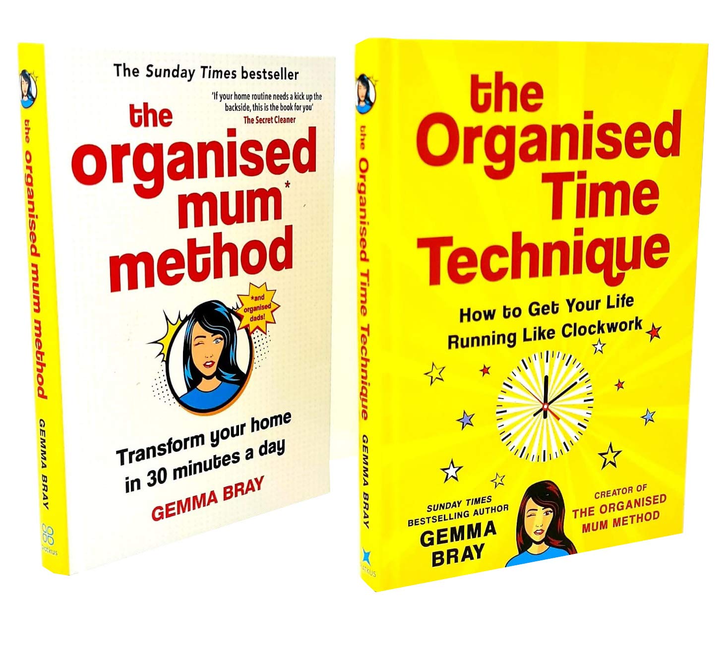 The Organised Time Technique by Gemma Bray hardback cover, companion title in the 2-book set
