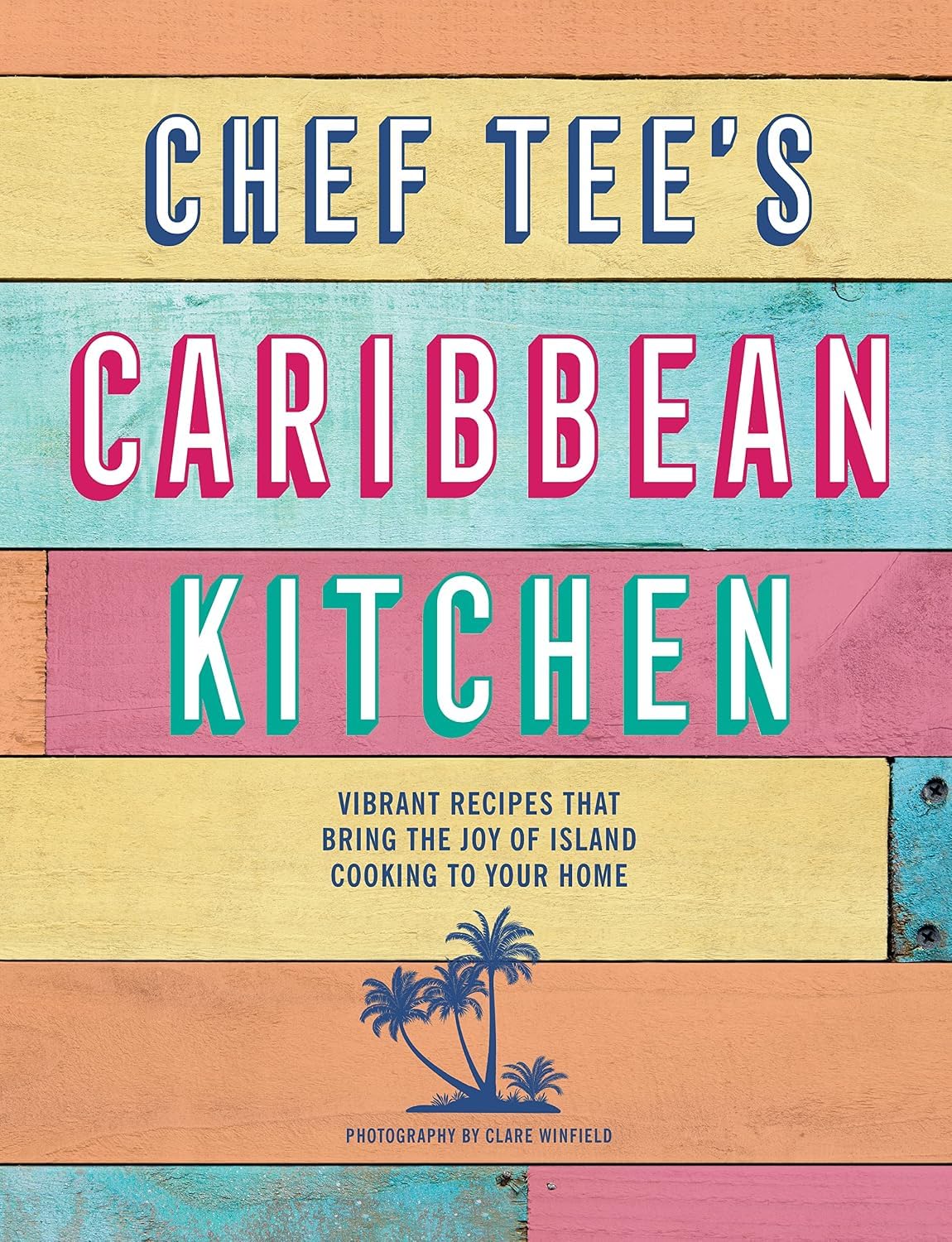Both hardcover books in the Original Flava and Chef Tee's Caribbean Kitchen 2-book Caribbean cookbook set shown together