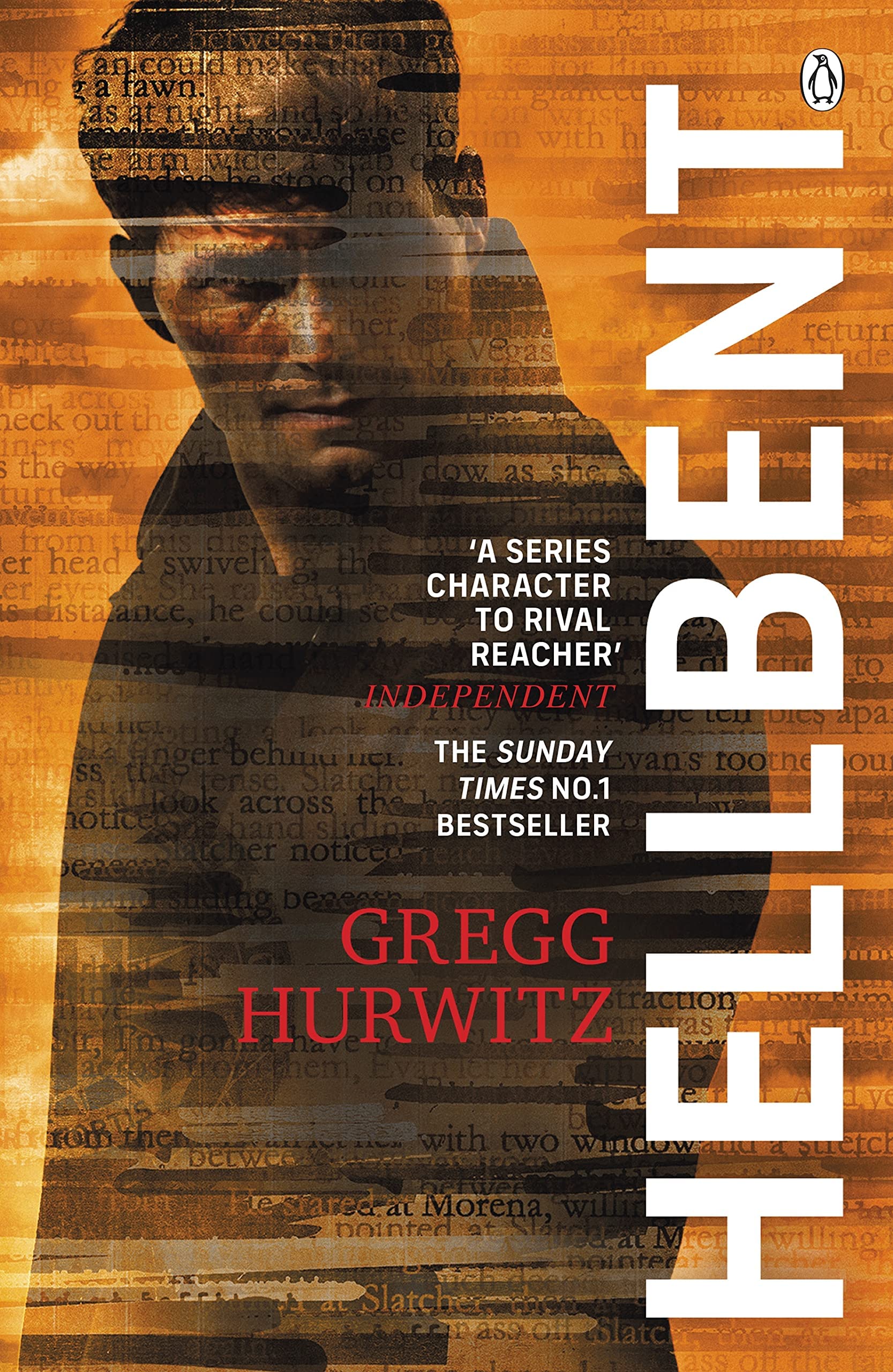 Stacked view of the Orphan X thriller series paperback books by Gregg Hurwitz