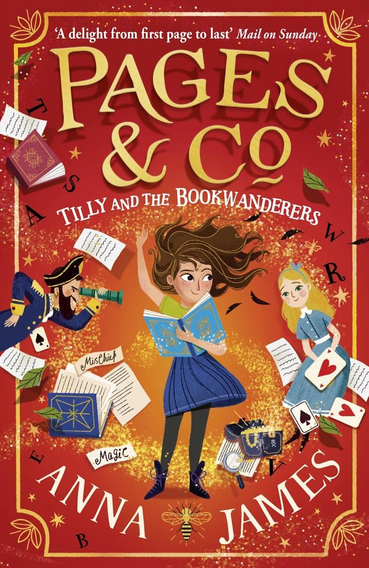 Tilly and the Bookwanderers paperback front cover from the Pages & Co collection