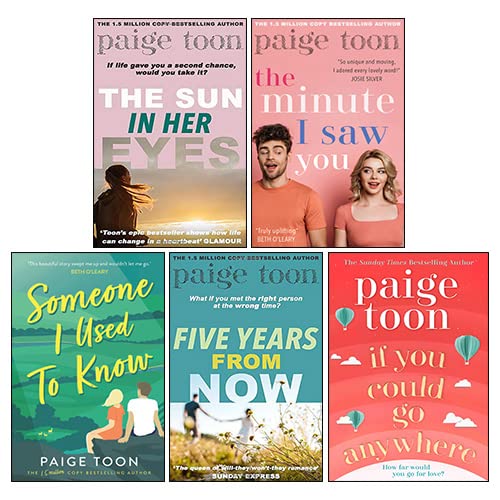 Paige Toon 5 Books Collection Set paperback front cover artwork