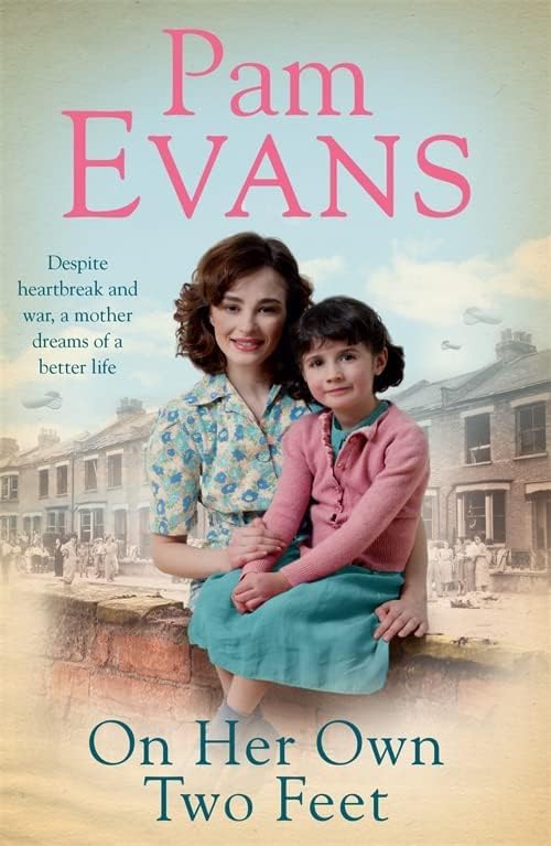 Back cover blurb view of a Pamela Evans paperback saga novel from the 5 books collection set
