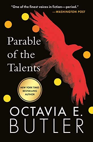 Back cover and spine detail of the Parable Series paperback set by Octavia E. Butler, Grand Central Publishing edition.