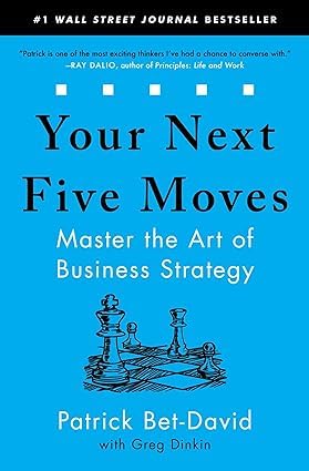 Close-up back cover view of the Patrick Bet-David business strategy 2 book set, Choose Your Enemies Wisely and Your Next Five Moves