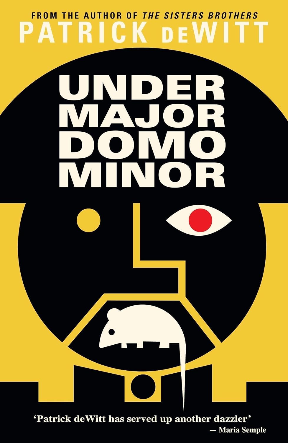 Close-up of The Sisters Brothers and Undermajordomo Minor paperback covers from the Patrick deWitt 3 book set