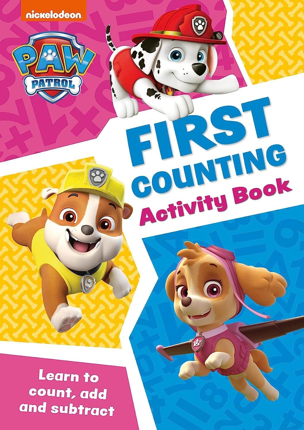 PAW Patrol First Counting Activity Book paperback cover