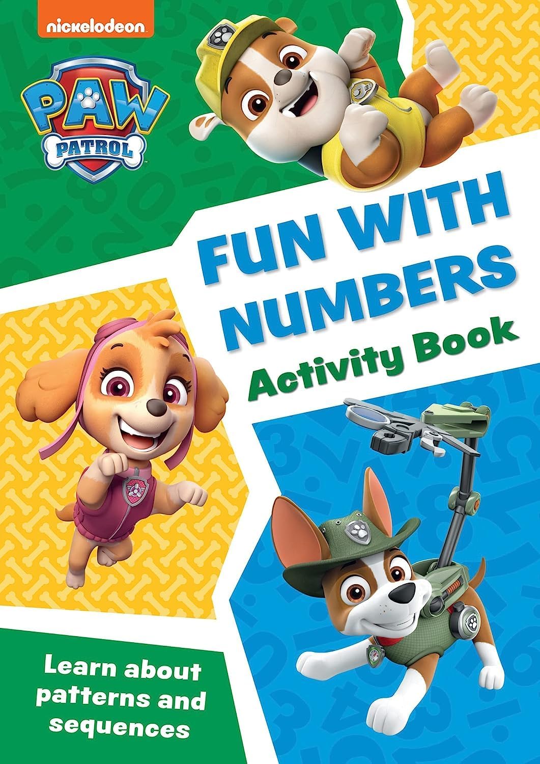 PAW Patrol Fun with Numbers Activity Book paperback cover