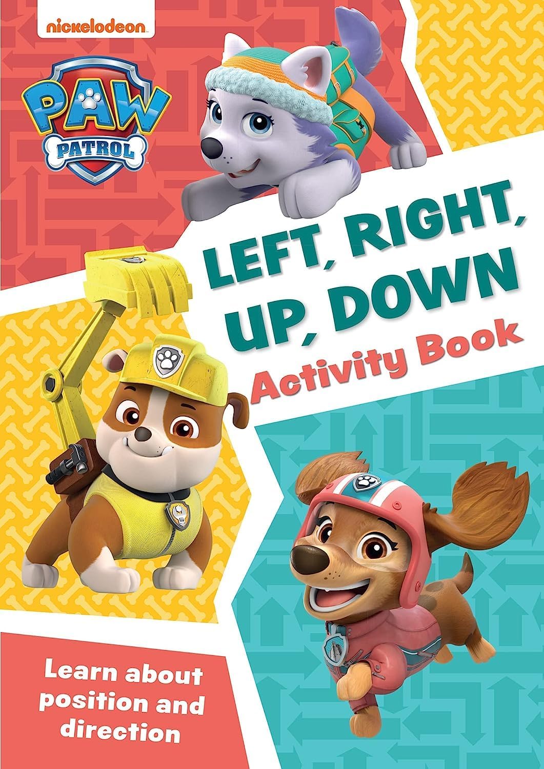 PAW Patrol Left, Right, Up, Down Activity Book paperback cover