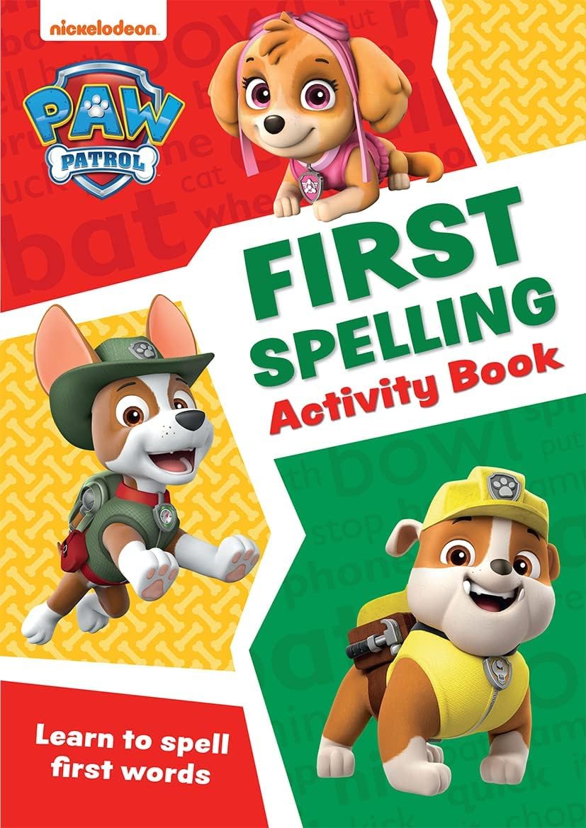 Front cover of PAW Patrol Ready for School Activity Book highlighting first-term school routines