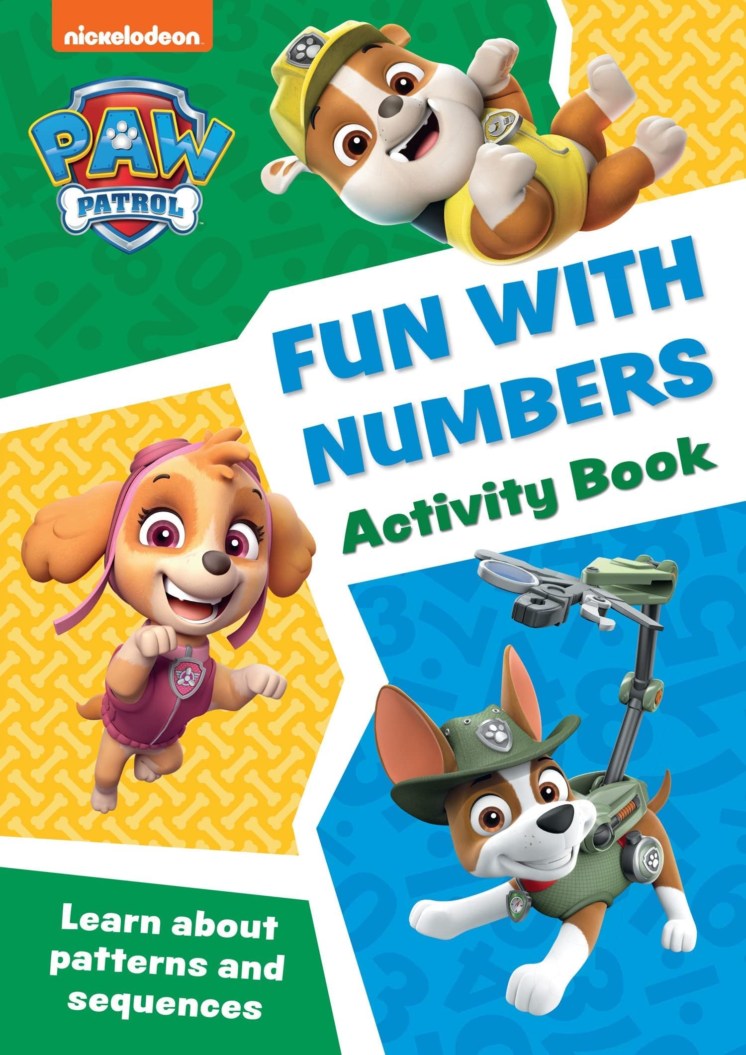 Back cover of the PAW Patrol Get Set for School 12 Books Collection Set listing all titles included