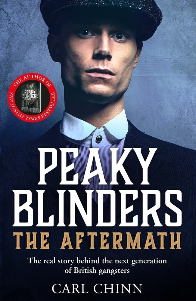 All three Peaky Blinders paperback books by Carl Chinn fanned out together