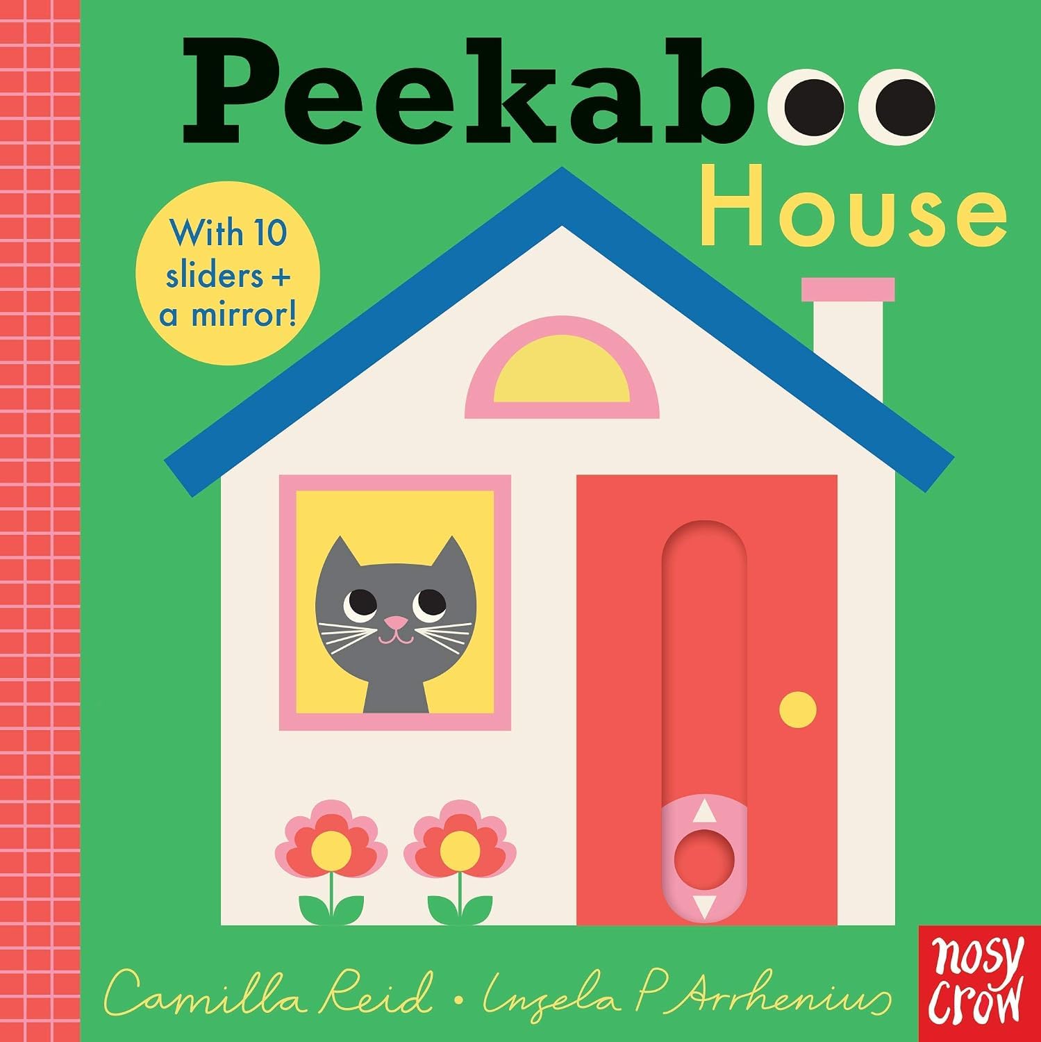 Inside page spread of Peekaboo Moon board book with gentle nighttime illustrations