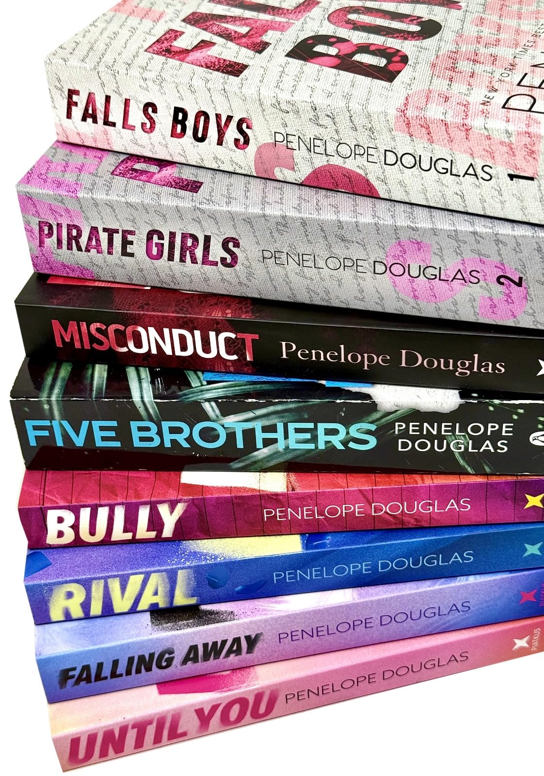 Rival by Penelope Douglas, paperback front cover, part of the 8-book collection set
