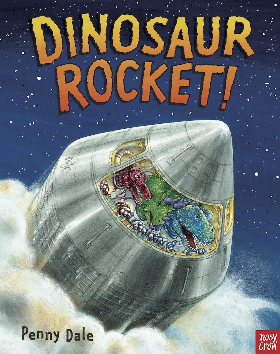 Dinosaur Farm! and Dinosaur Rescue! paperback picture books from the Penny Dale Dinosaurs set, front covers
