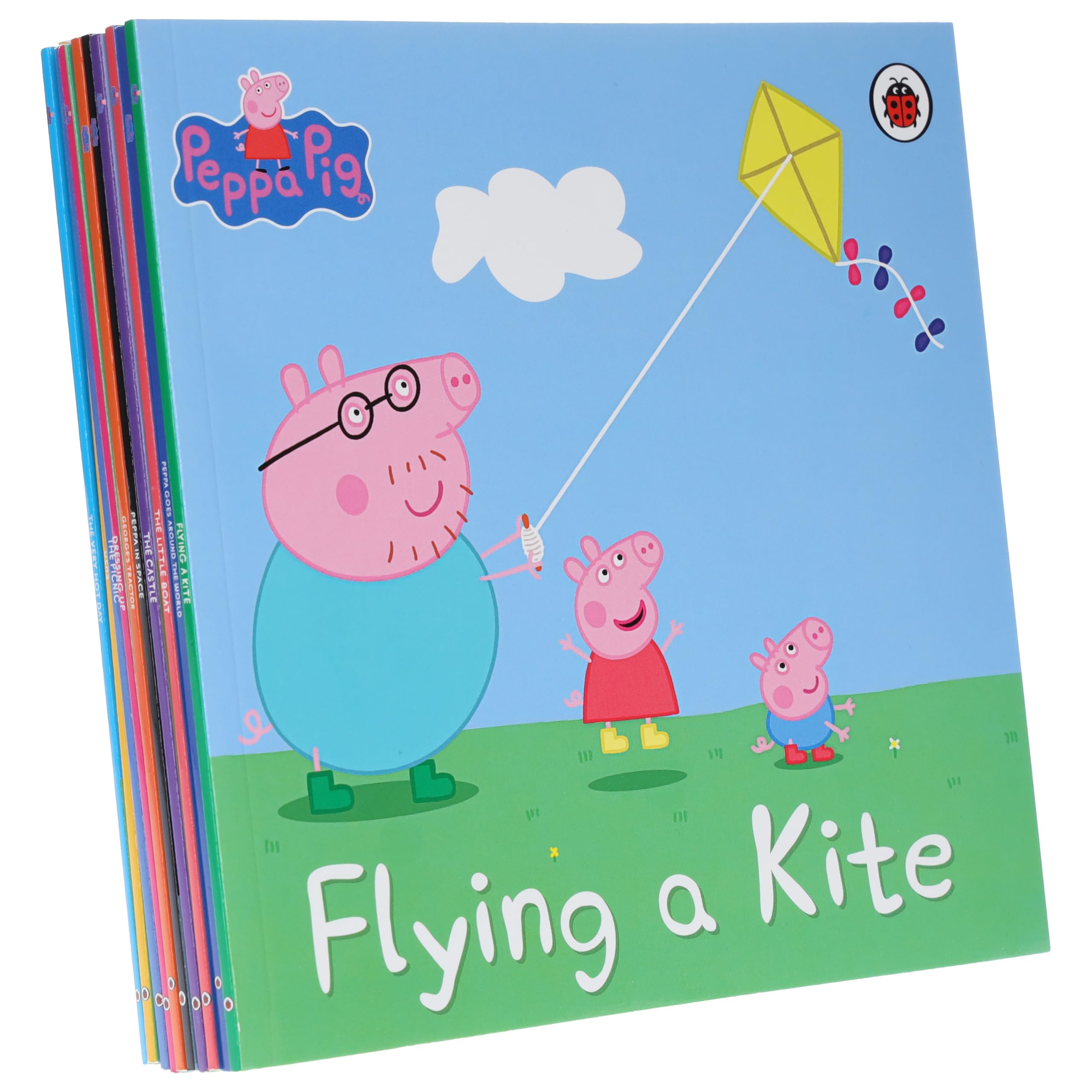 Peppa Pig 10 Books Children Collection Set paperback front cover, ages 3-7