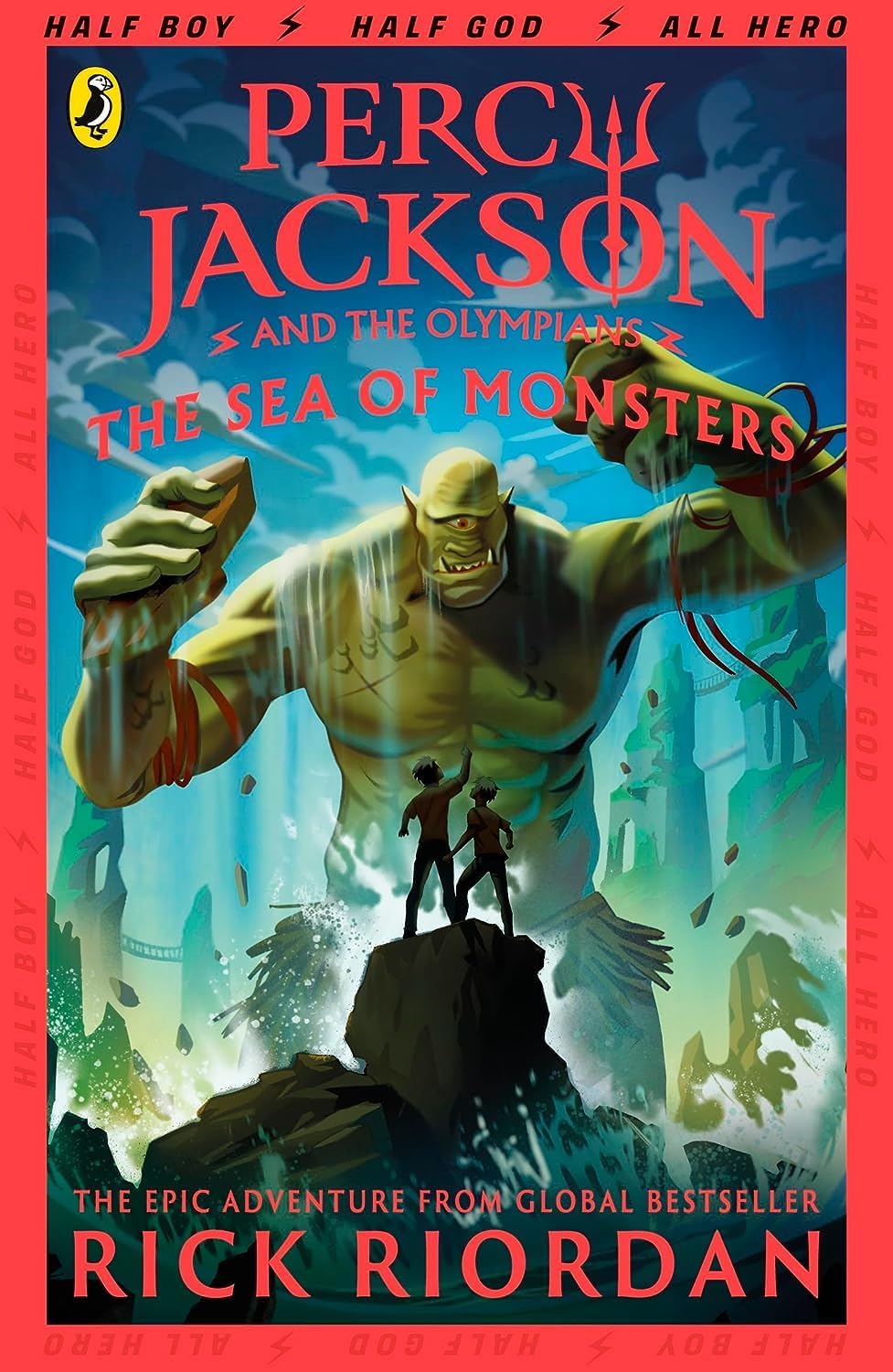 Percy Jackson and the Titan's Curse paperback cover from the collection set