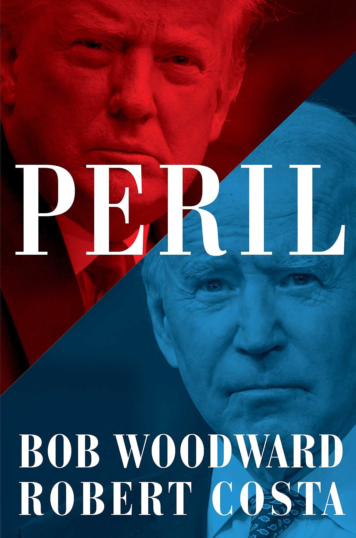 Back cover synopsis of Peril and Siege: Trump Under Fire paperback political nonfiction set