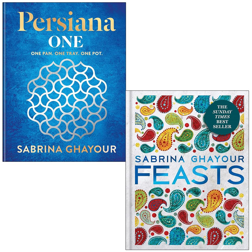 Persiana One and Feasts by Sabrina Ghayour 2 Books Collection Set hardcover front covers