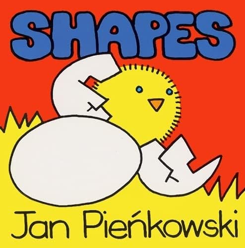 Shapes and Numbers paperback book covers from the Jan Pienkowski 10-book toddler collection