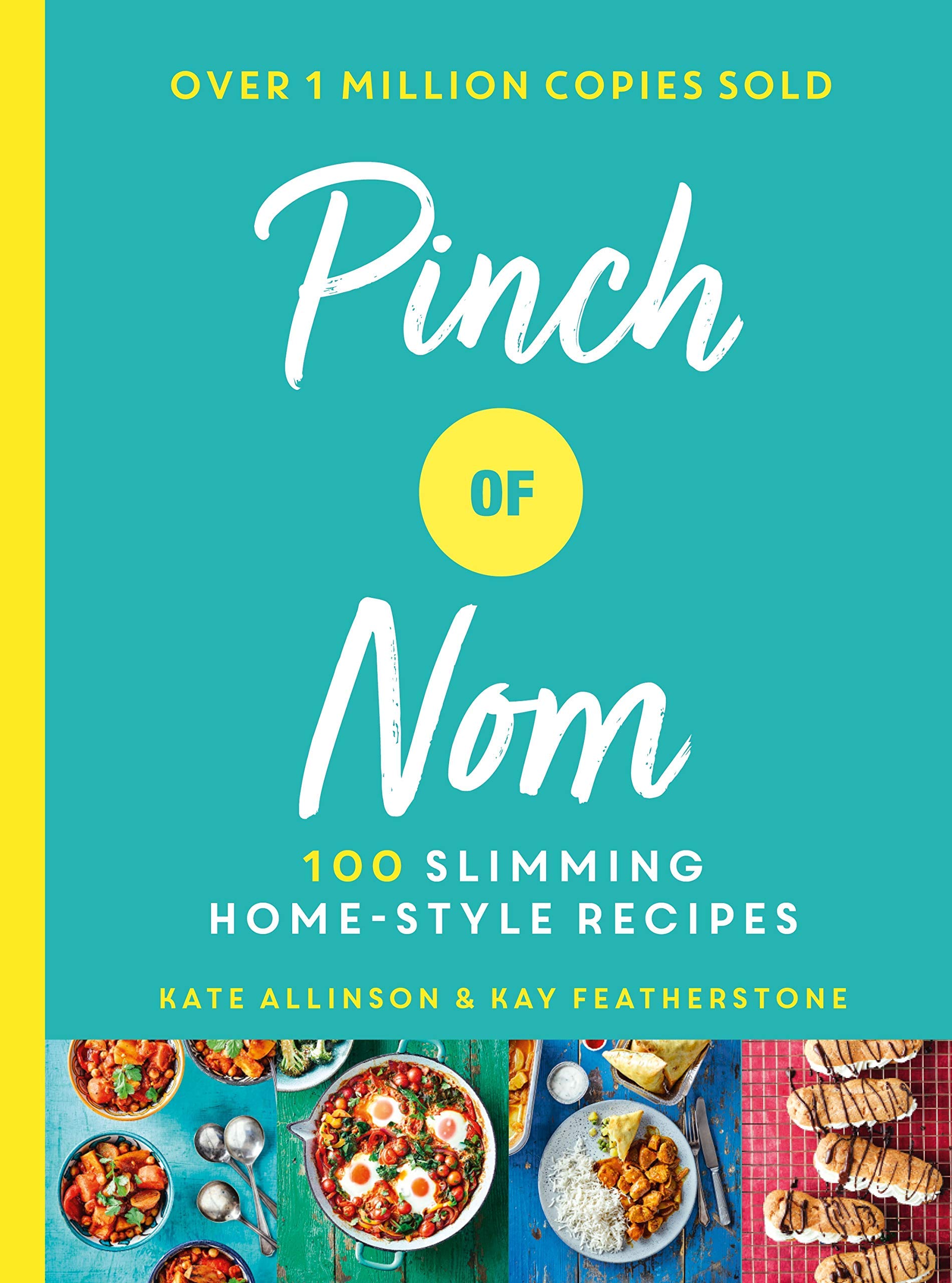 All four Pinch of Nom books fanned out showing spines and cover designs