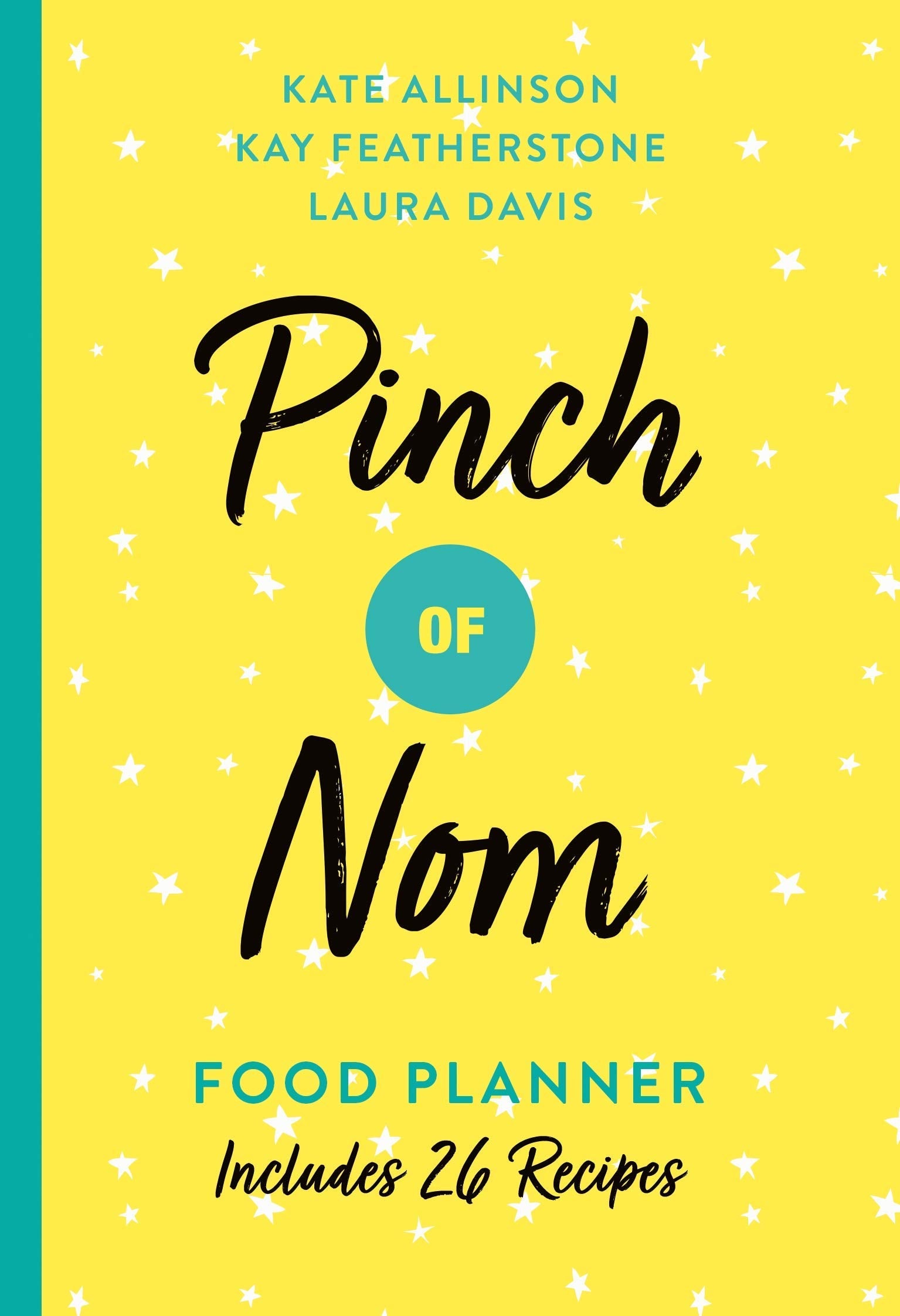 Inside page spread from a Pinch of Nom cookbook showing recipe layout and photography