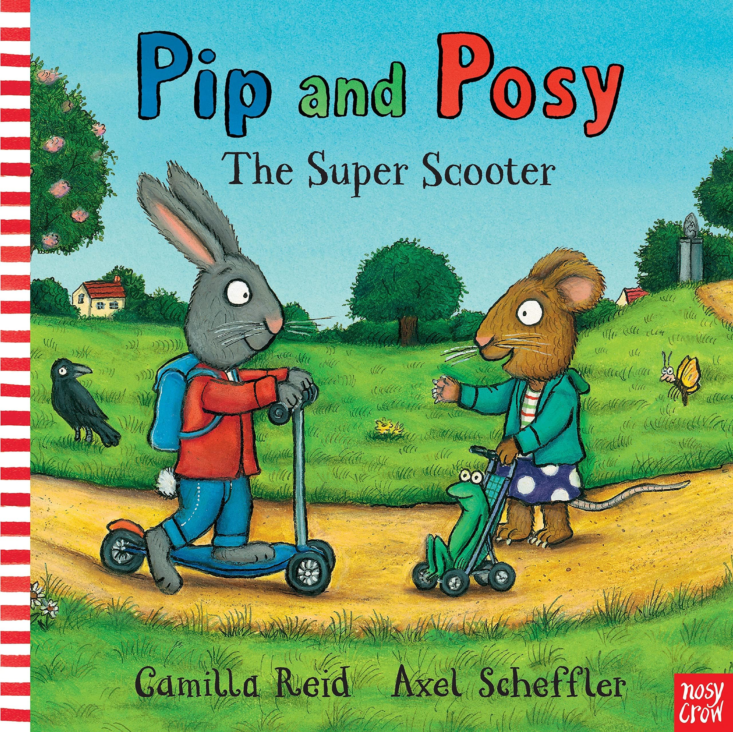 Pip and Posy Axel Scheffler paperback collection - all eight books fanned out to show individual covers