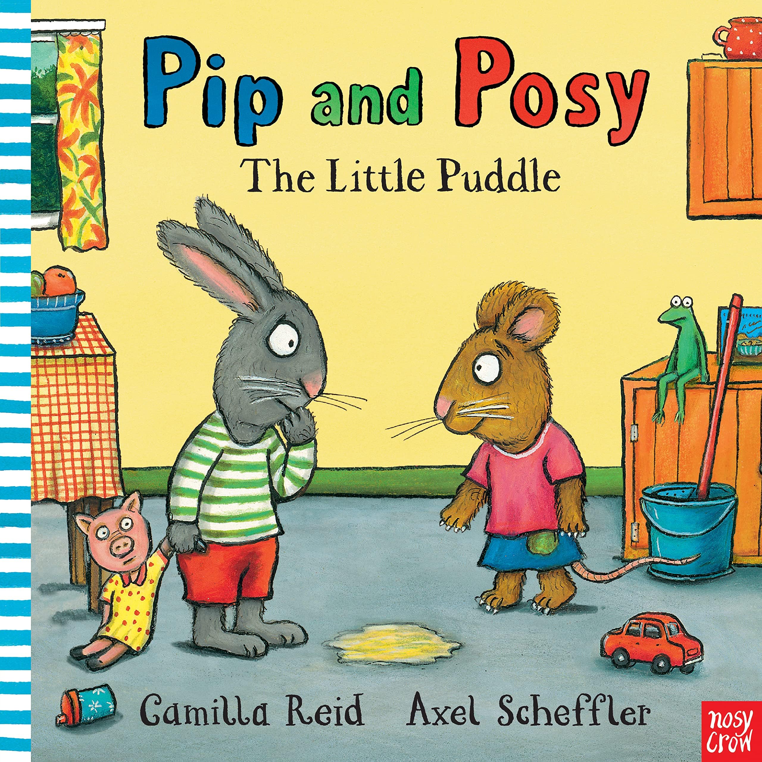 Pip and Posy The Super Scooter and The Little Puddle paperback covers close-up