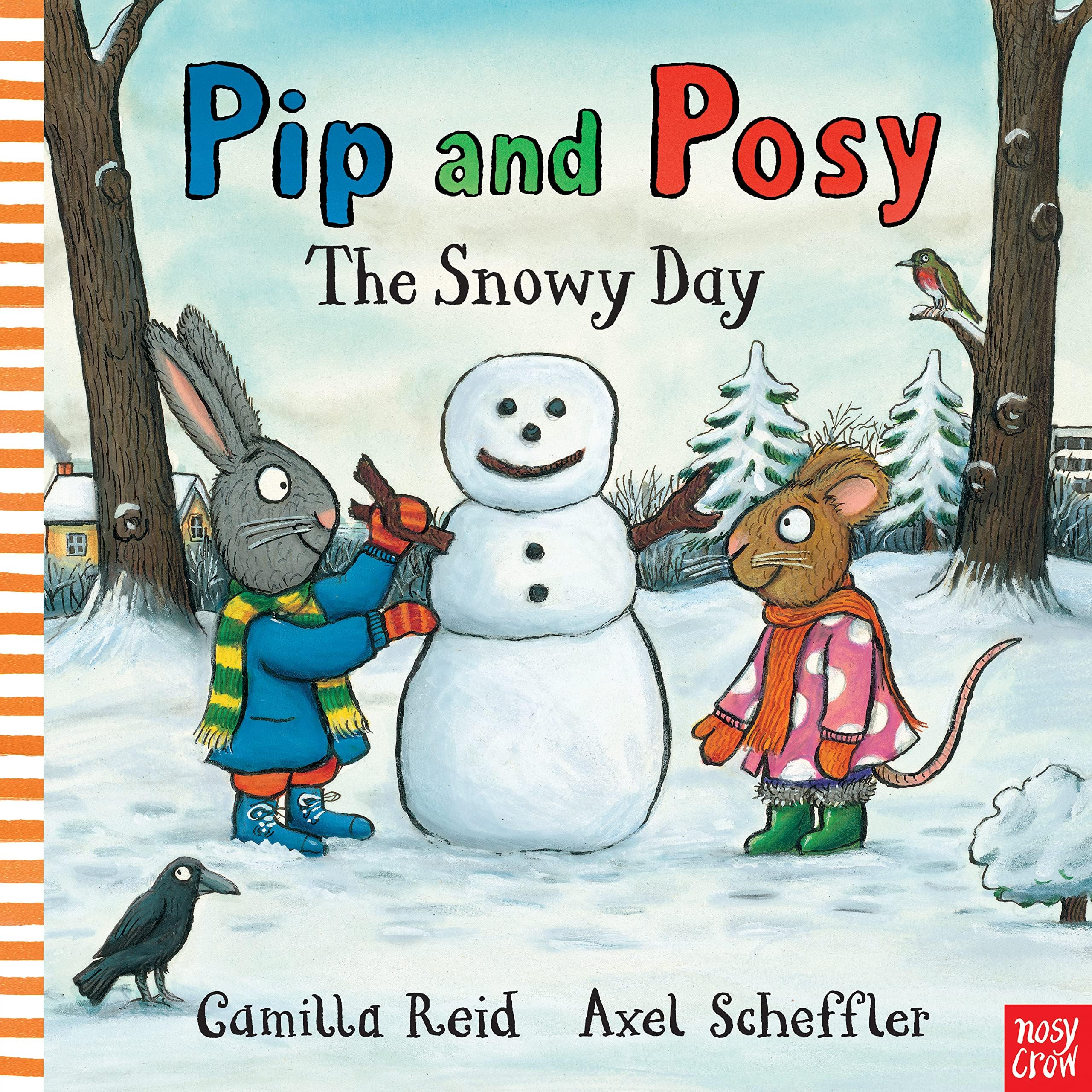 Pip and Posy The New Friend and The Christmas Tree paperback covers close-up