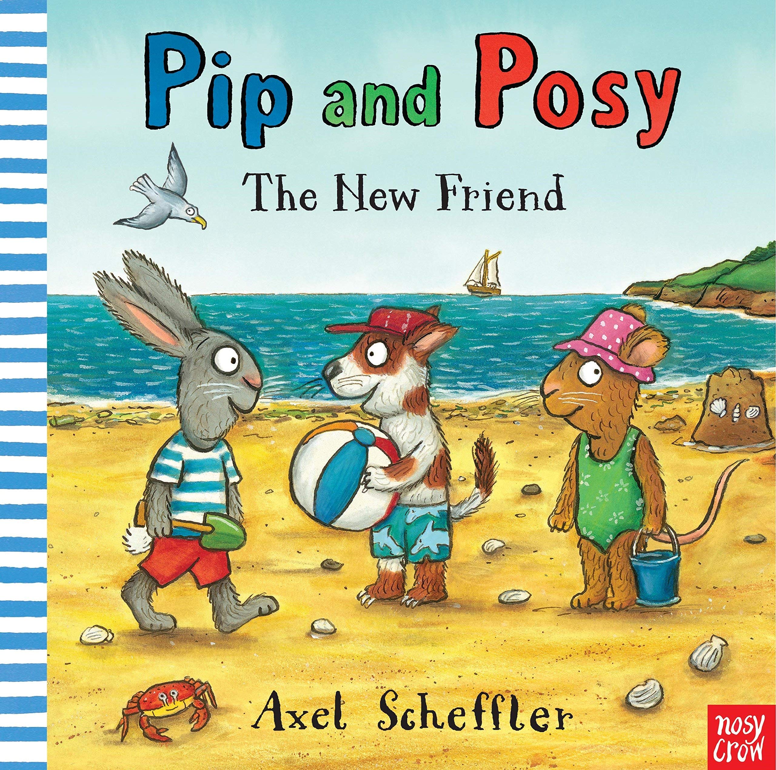 Pip and Posy sample interior page spread showing Axel Scheffler's illustration style