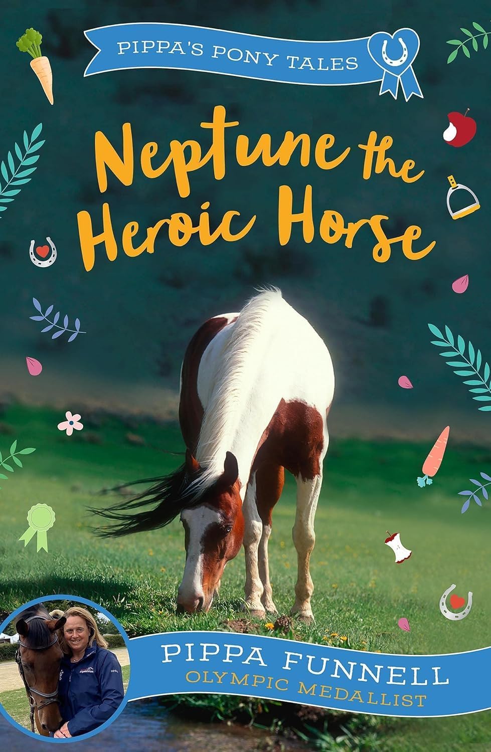 Pride and Joy the Event Horse and Neptune the Heroic Horse paperback covers from the Pippa's Pony Tales set