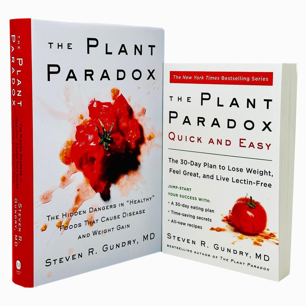The Plant Paradox and The Plant Paradox Quick and Easy paperback covers shown together