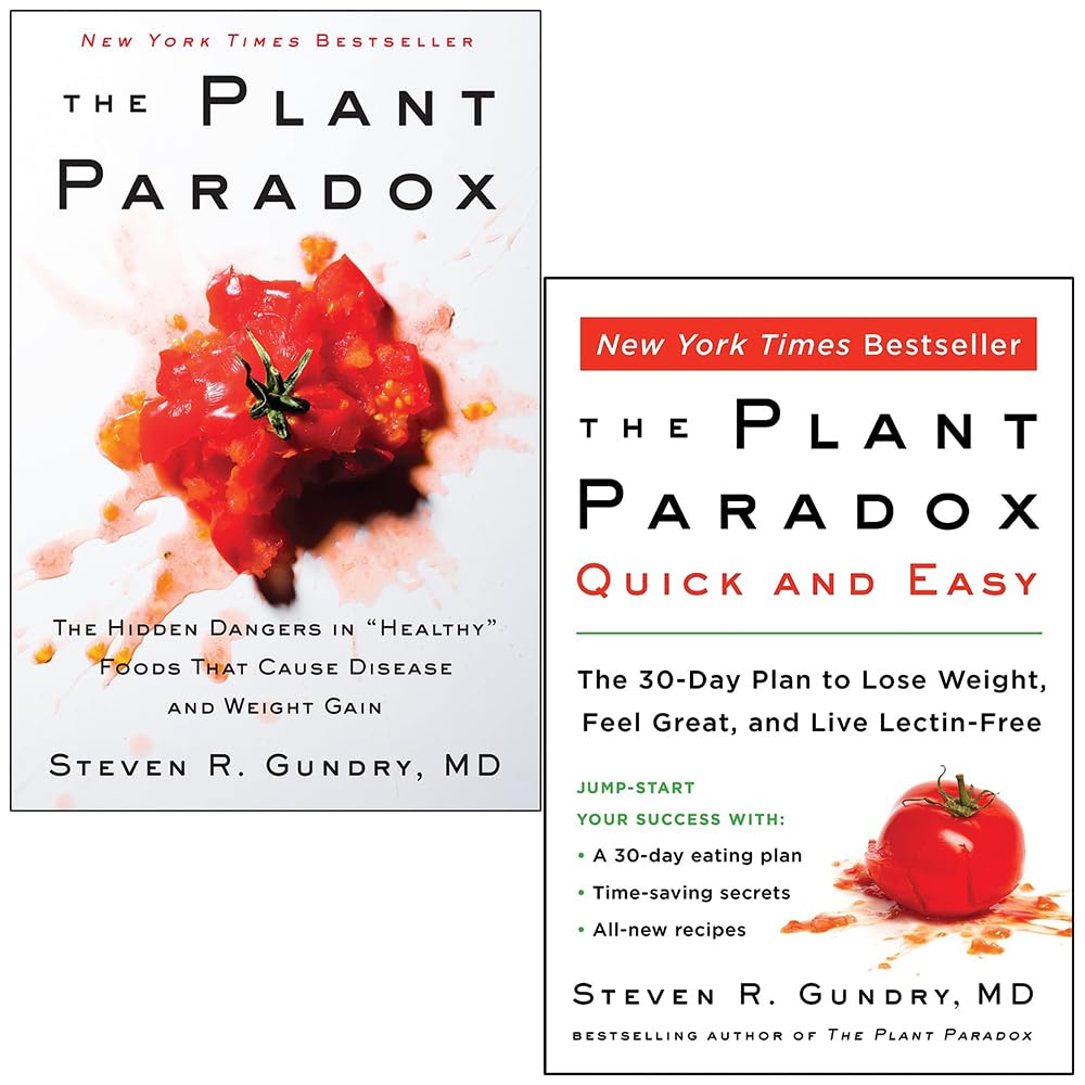 Back cover of The Plant Paradox Quick and Easy paperback showing 30-day plan details