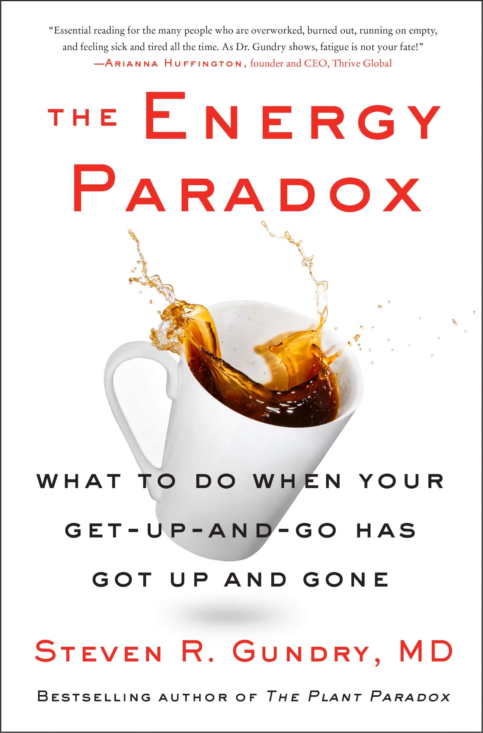 The Energy Paradox front cover, hardcover book by Dr. Steven R. Gundry MD