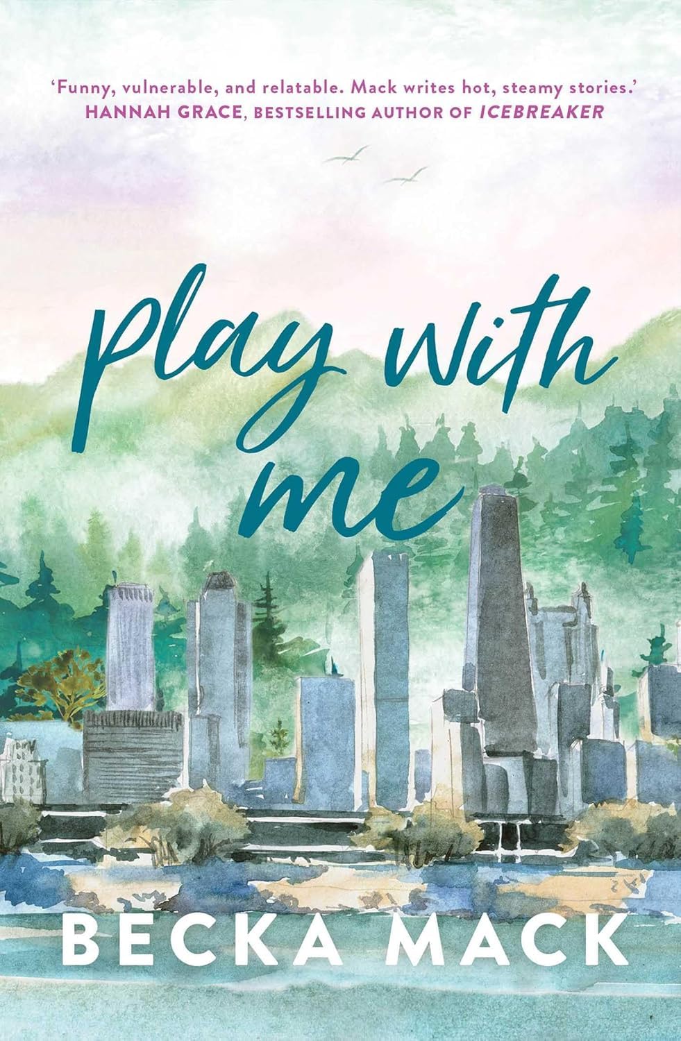 Unravel Me and Fall With Me paperback covers from the Becka Mack hockey romance series