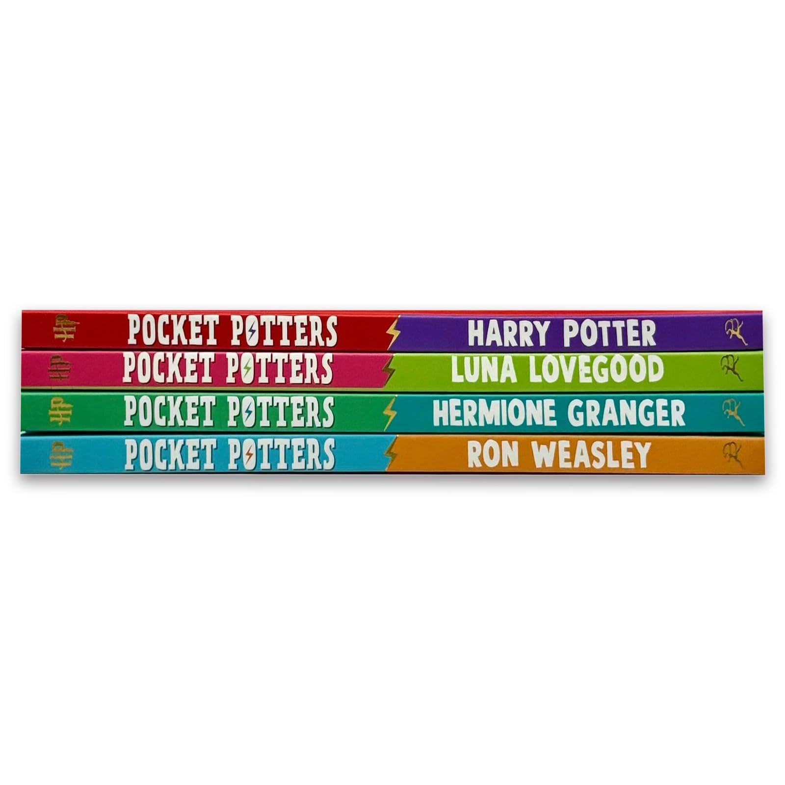 Back cover of the Pocket Potters 4-book collection set showing series details