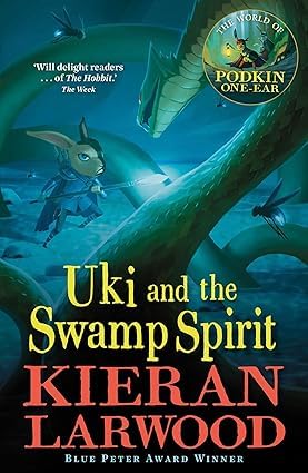 front cover of Uki and the Ghostburrow, the third Uki paperback adventure by Kieran Larwood