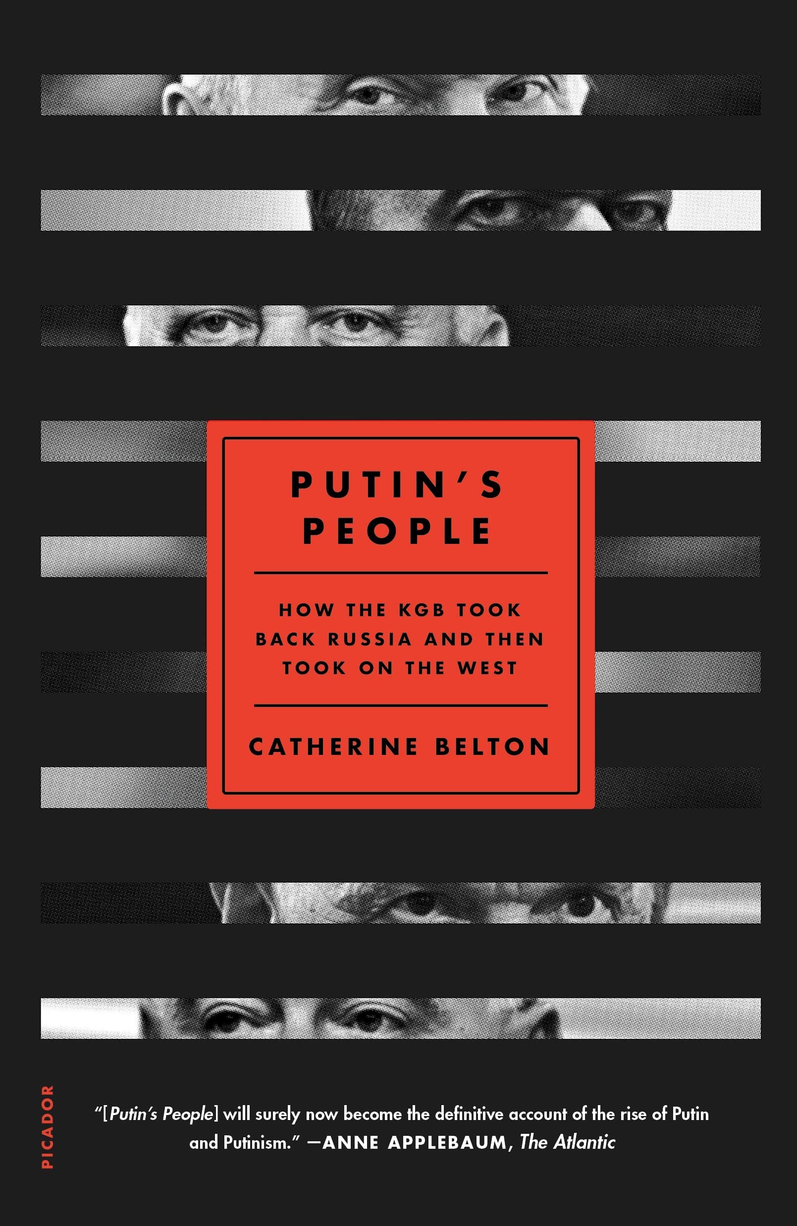 Putin's People by Catherine Belton paperback cover, part of the 4-book political nonfiction collection