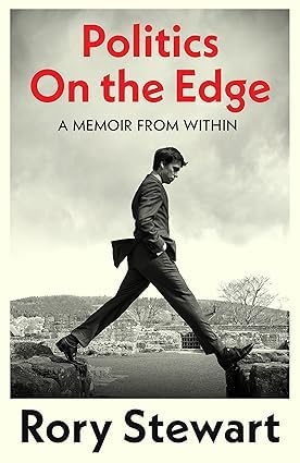 Close-up of Politics On the Edge, I Alone Can Fix It, and A Very Stable Genius paperback covers side by side